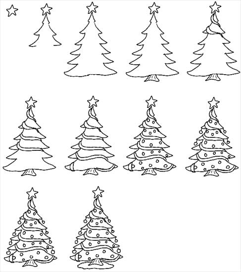 Nauka rysowania - drawchristmastree3.jpg