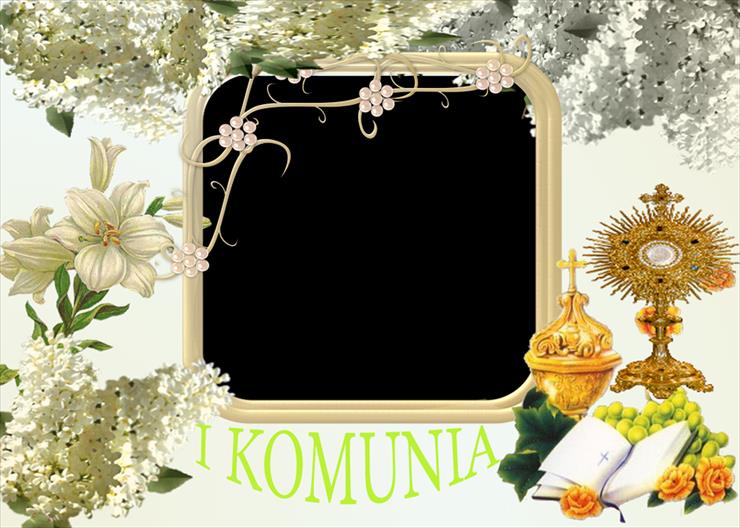 Komunia - Ramka komunijna 253.png