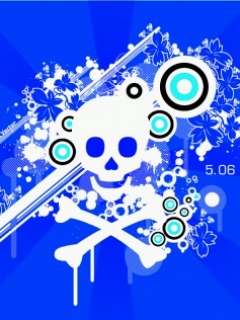 se k510i - Blue_Skull.jpg