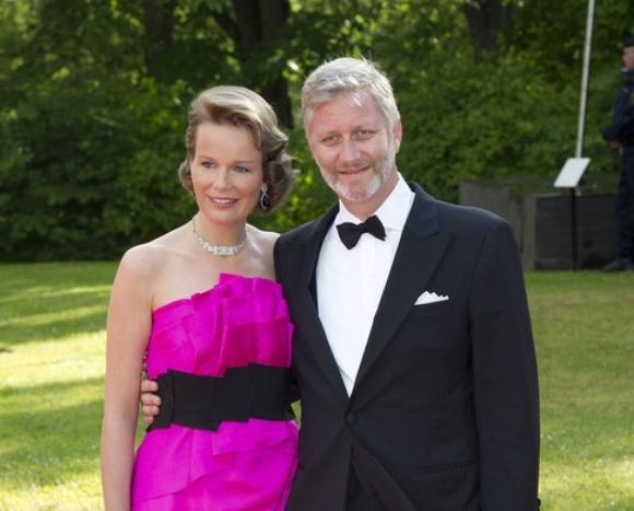 Belgijska Rodzina Królewska - Książę Philippe z Belgii z żoną Mathilde.jpg