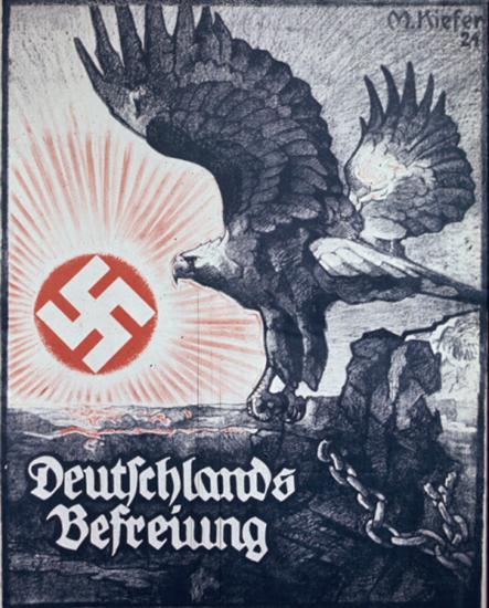 Plakaty propagandowe III rzesza - WW2.Hitler.Nazi Poster - 1924 - Freedom.Cientizta.jpg