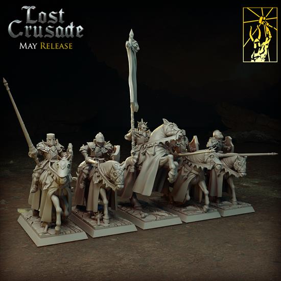 Stormcast Eternals - Warhammer Fantasy - Stormcasts - Lost Crusade Templar Cavalry with Lances.jpg